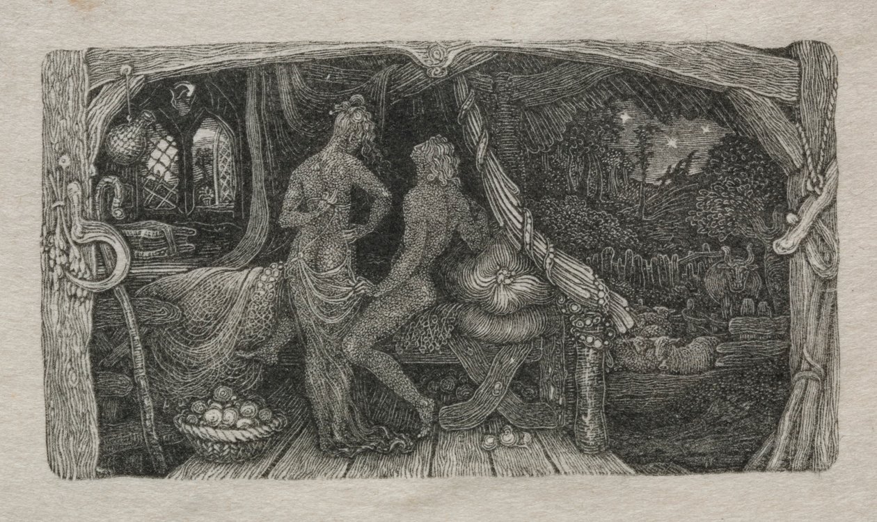 चैंबर- Idyll, 1829। द्वारा एडवर्ड कैलवर्ट