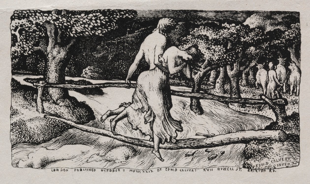 द फ्लड, 1829। द्वारा एडवर्ड कैलवर्ट