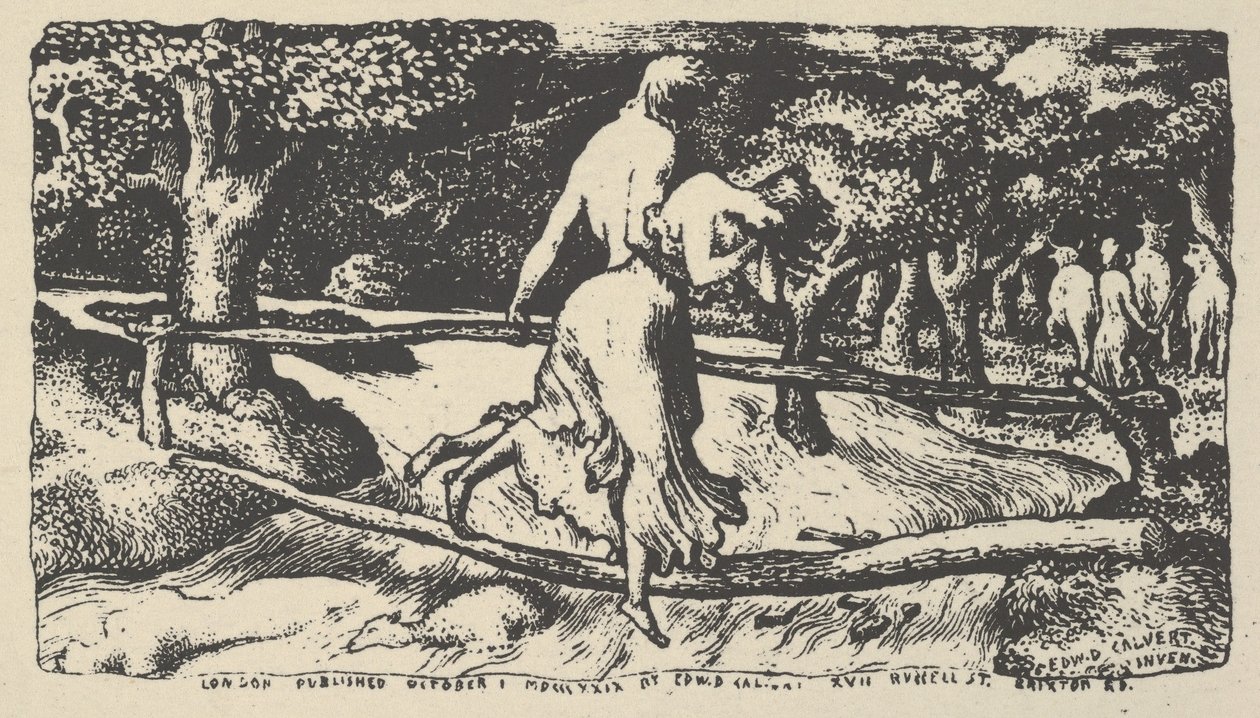 बाढ़, 1904। द्वारा एडवर्ड कैलवर्ट