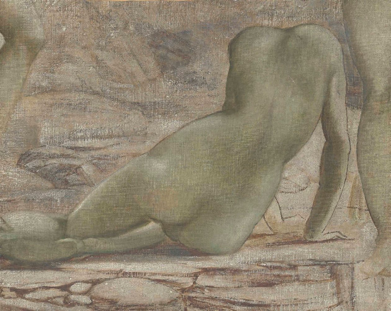द डेथ ऑफ मेडुसा (एक टुकड़ा), c.1876-85 (कैनवास पर तेल) द्वारा एडवर्ड कोली बर्न-जोन्स