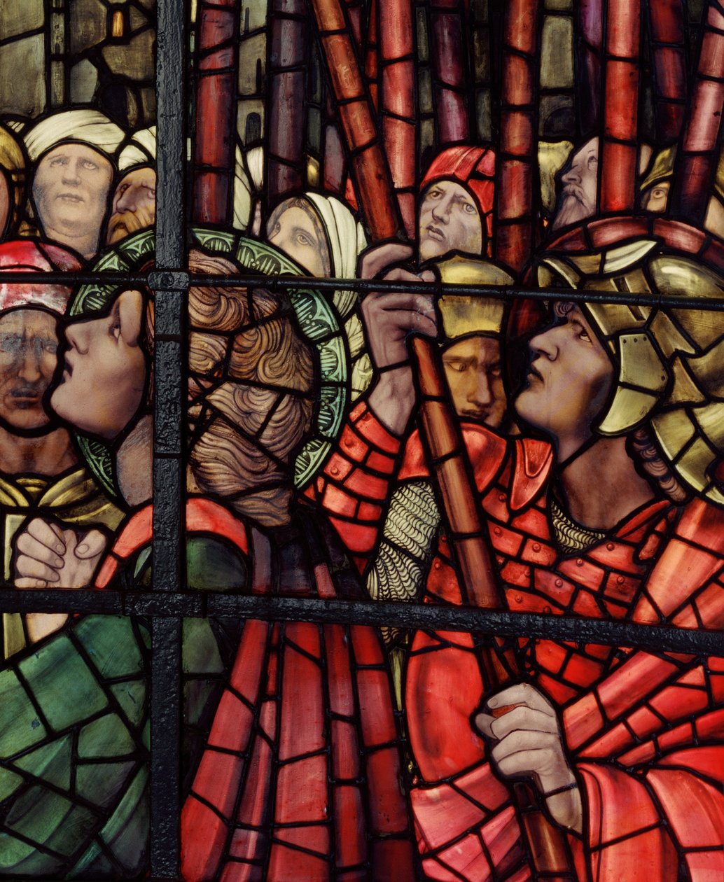 Crucifixion विंडो, विस्तार, 1888 (सना हुआ ग्लास) द्वारा एडवर्ड बर्न जोन्स