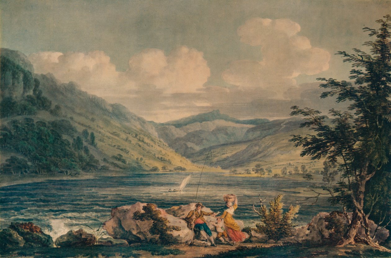 हेस वाटर, वेस्टमोरलैंड, c1790, 1935 द्वारा एडवर्ड डेस