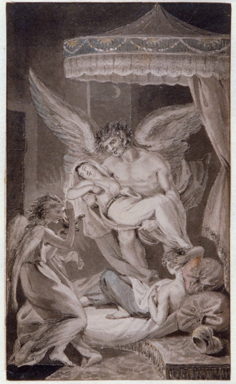 जीनियस बियरिंग द सोल अलॉफ्ट, c1780-1848 द्वारा एडवर्ड फ्रांसिस बर्नी
