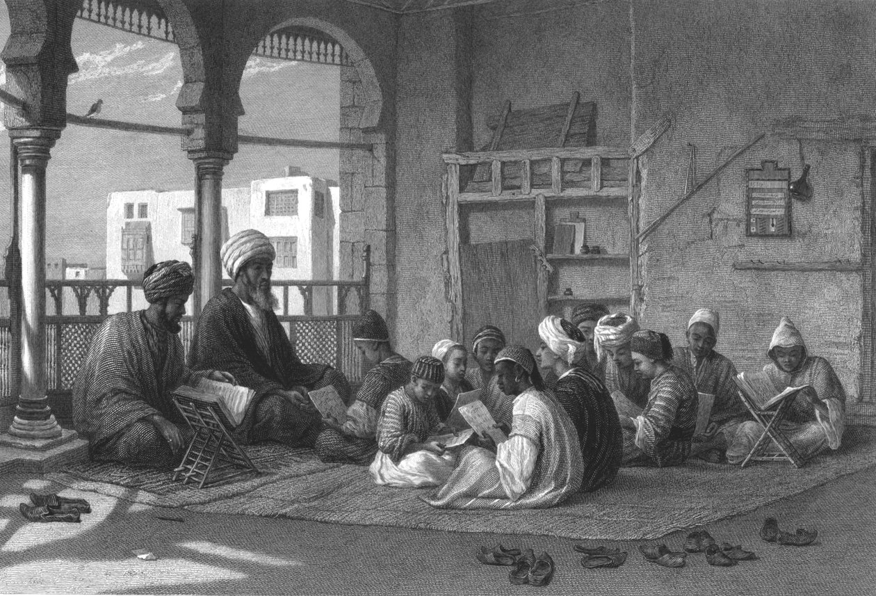स्कूल ऑफ सल्तन हसन, c1869 द्वारा एडवर्ड गुडॉल