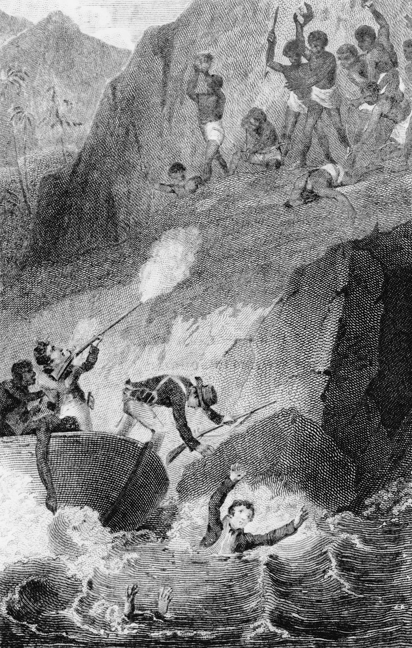 मुंगो पार्क की मौत, 1806 द्वारा एडवर्ड हेनरी कॉर्बोल्ड