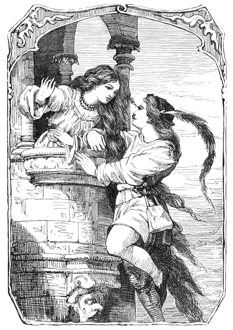 रॅपन्ज़ेल, 1901 द्वारा एडवर्ड हेनरी वेहेंर्ट
