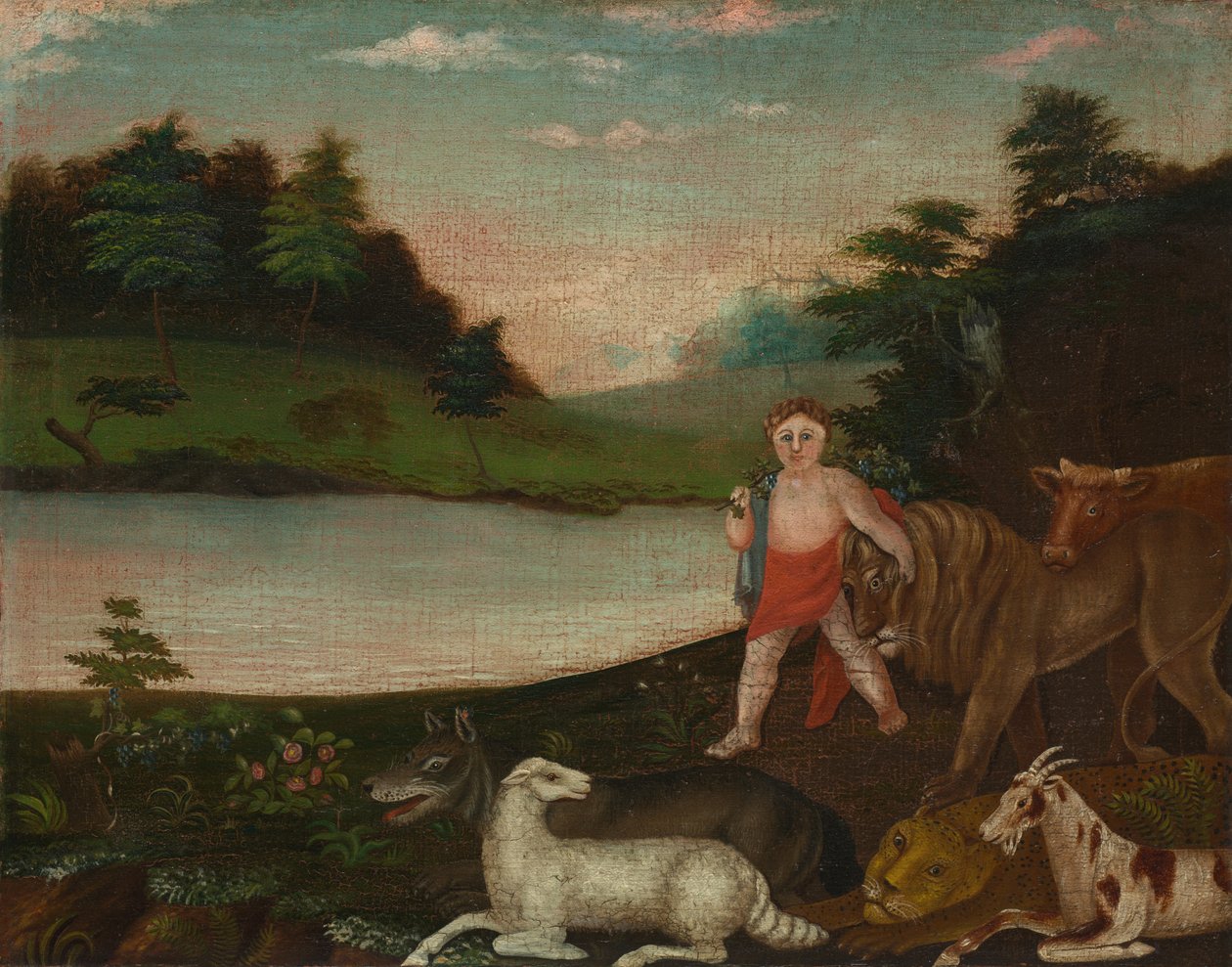 शांत करने योग्य साम्राज्य, c.1816-18 (कैनवास पर तेल) द्वारा एडवर्ड हिक्स