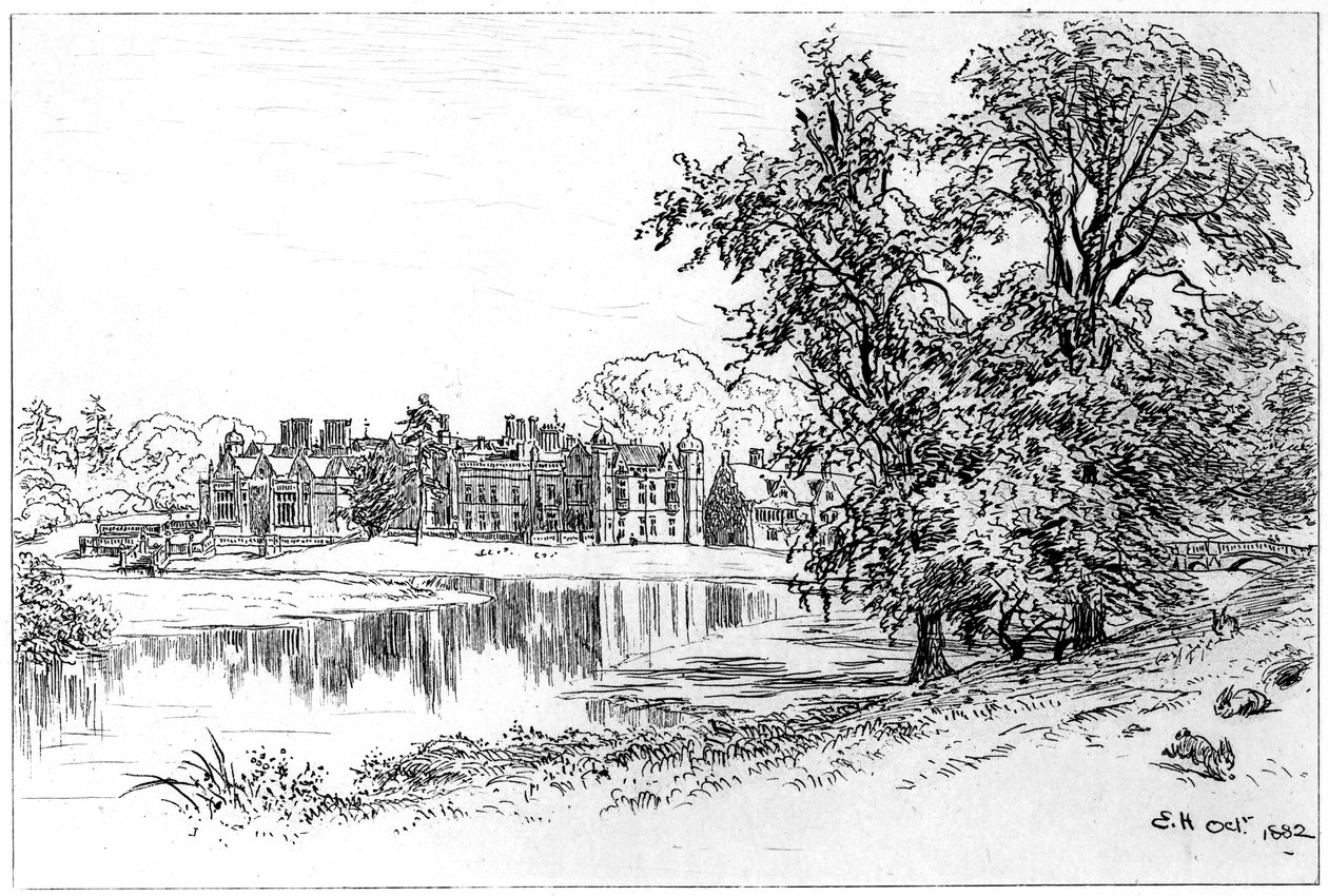 चार्लीकोट पार्क, वार्विकशायर, 1885। द्वारा एडवर्ड हल