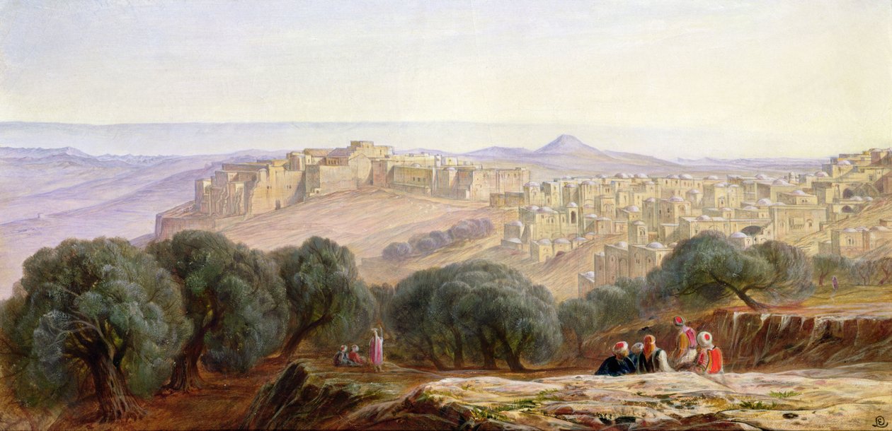 बेथलहम, c.1870 द्वारा एडवर्ड लीयर
