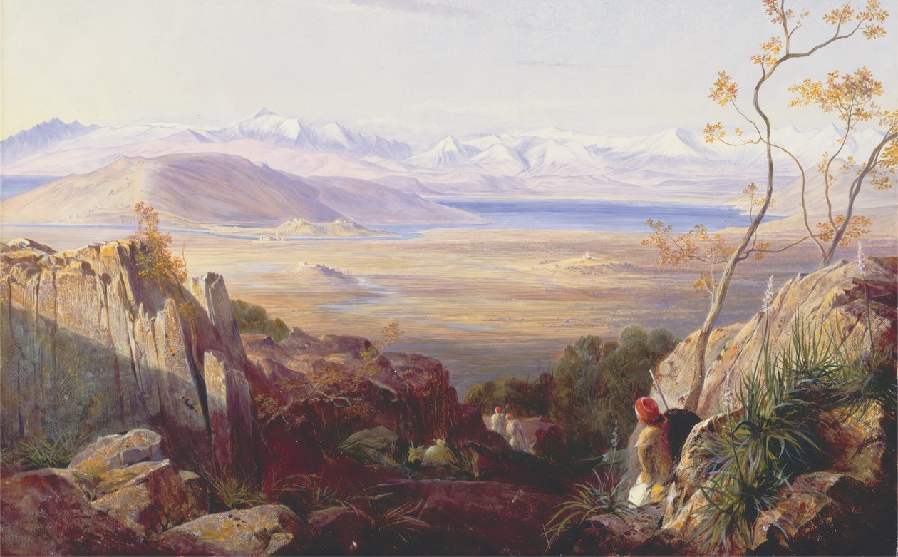 ब्यूट्रिंटो, अल्बानिया, 1861। द्वारा एडवर्ड लीयर