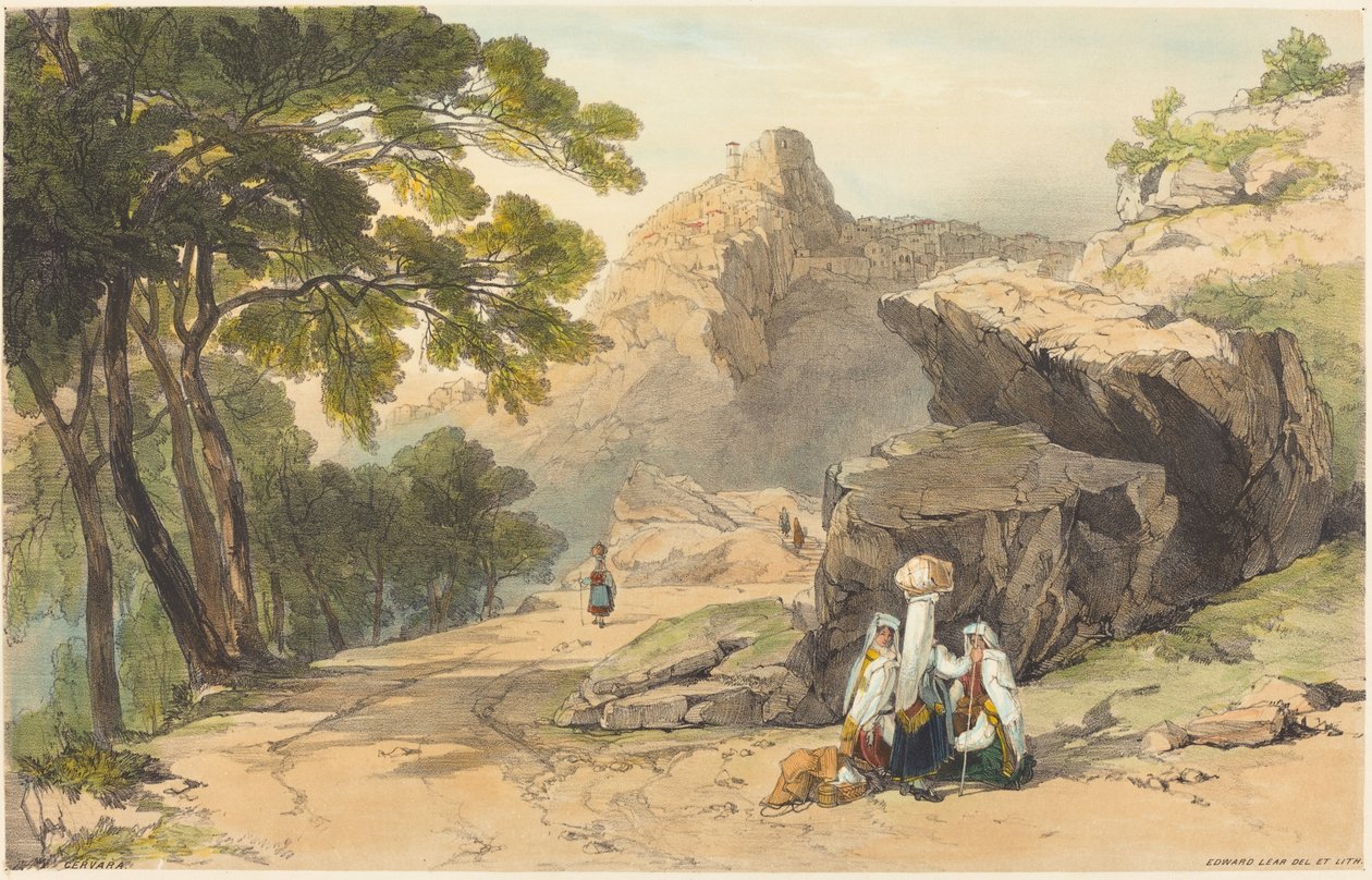 Cervara। द्वारा एडवर्ड लीयर