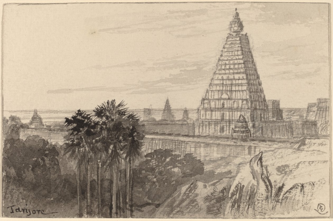 तंजौर, भारत द्वारा एडवर्ड लीयर