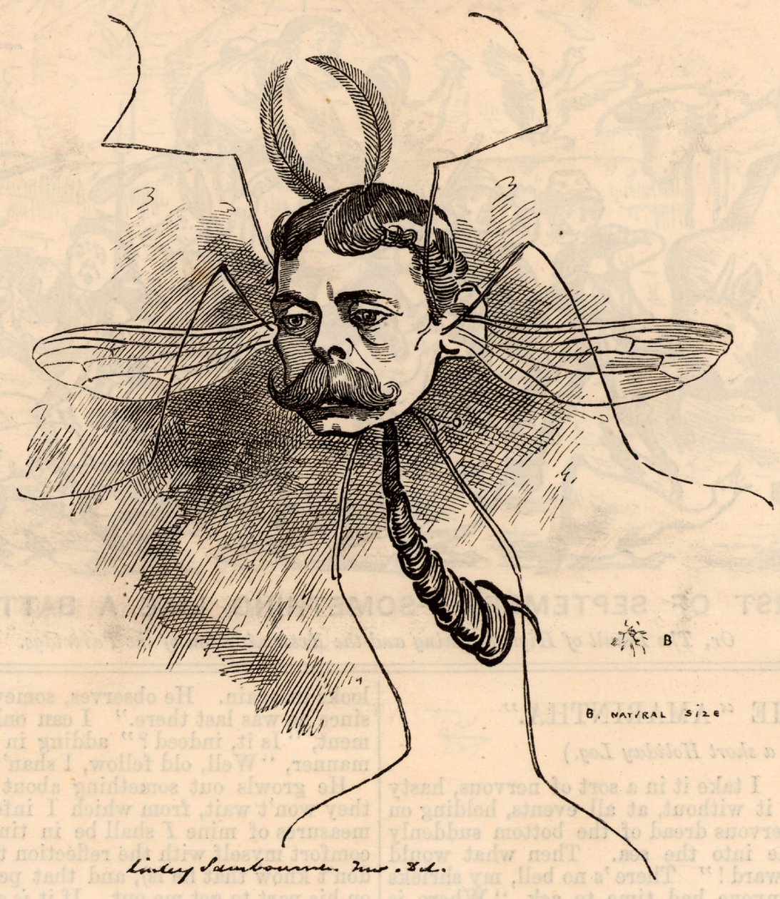 लॉर्ड रैंडोल्फ़ हेनरी स्पेंसर चर्चिल (1849-1895) द्वारा एडवर्ड लिनली साम्बूरने