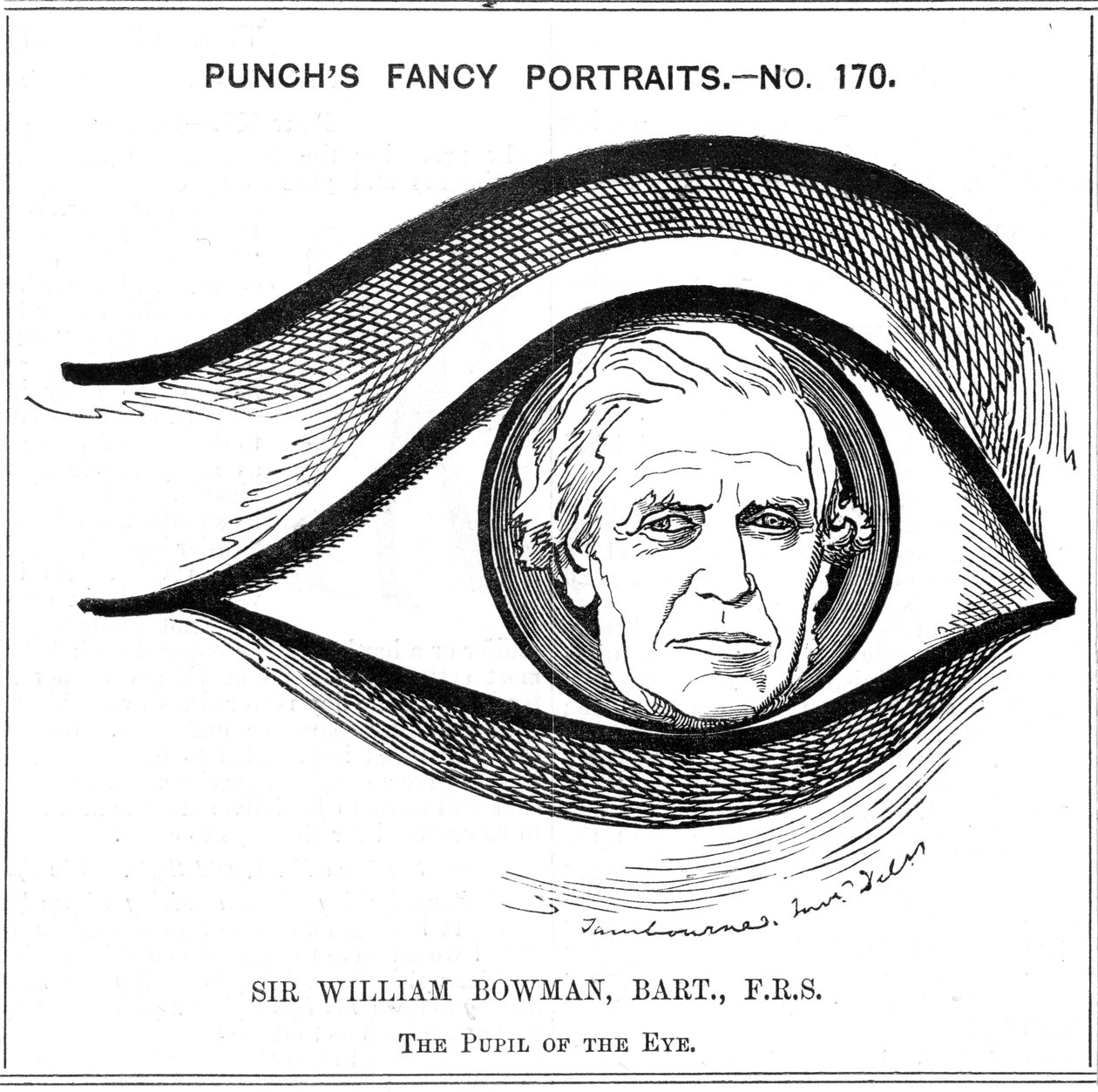 विलियम बोमन, अंग्रेजी एनाटोमिस्ट, सर्जन और नेत्र रोग विशेषज्ञ, 1884 द्वारा एडवर्ड लिनली साम्बूरने