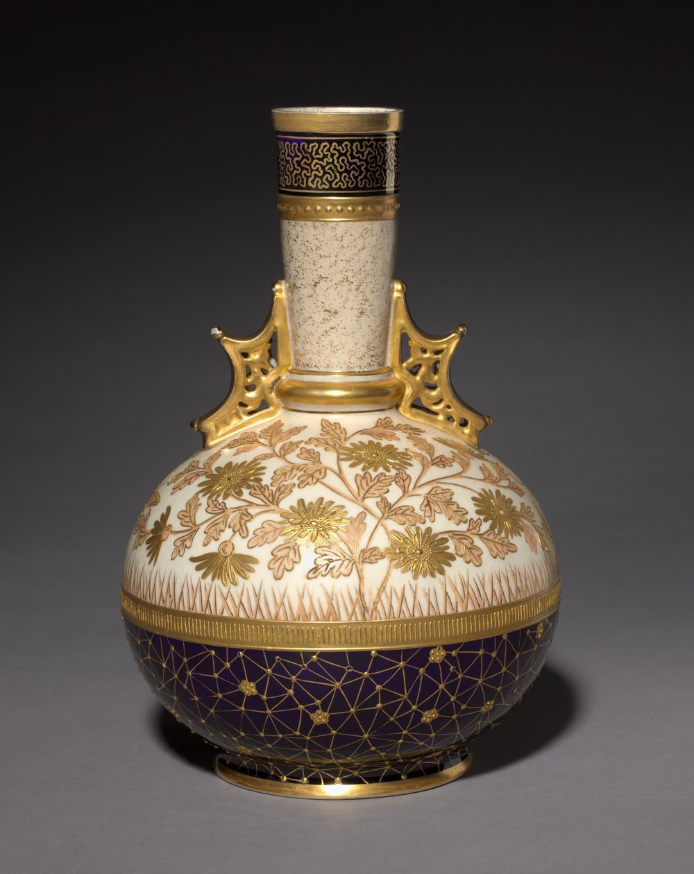 फूल, फ़ाइनेस मैन्युफैक्चरिंग कंपनी, यूएसए द्वारा बनाया गया, c.1884-1887 द्वारा एडवर्ड लाइसेट