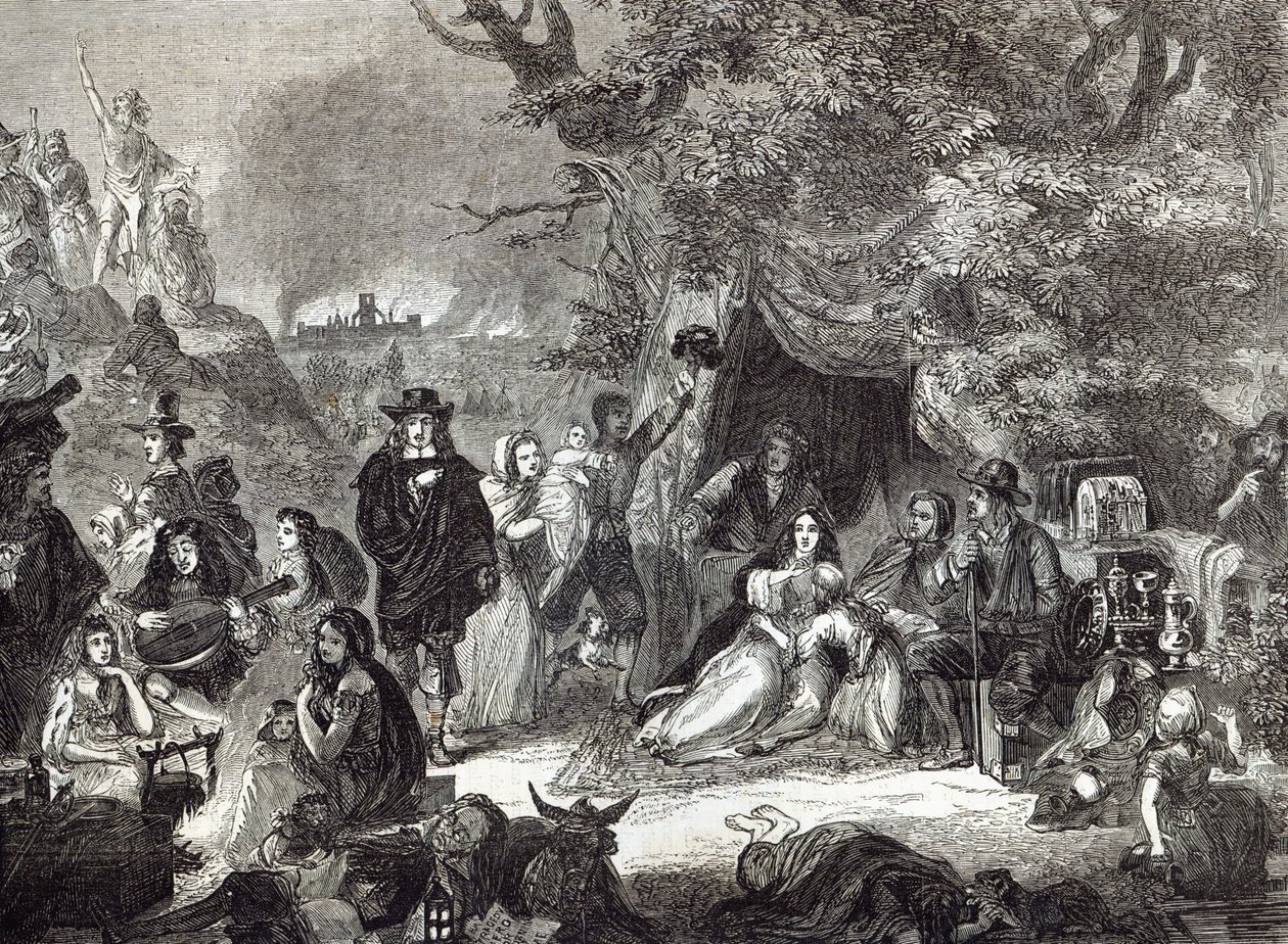 1666 में लंदन की महान आग के दौरान हाईगेट फील्ड्स द्वारा एडवर्ड मैथ्यू वार्ड
