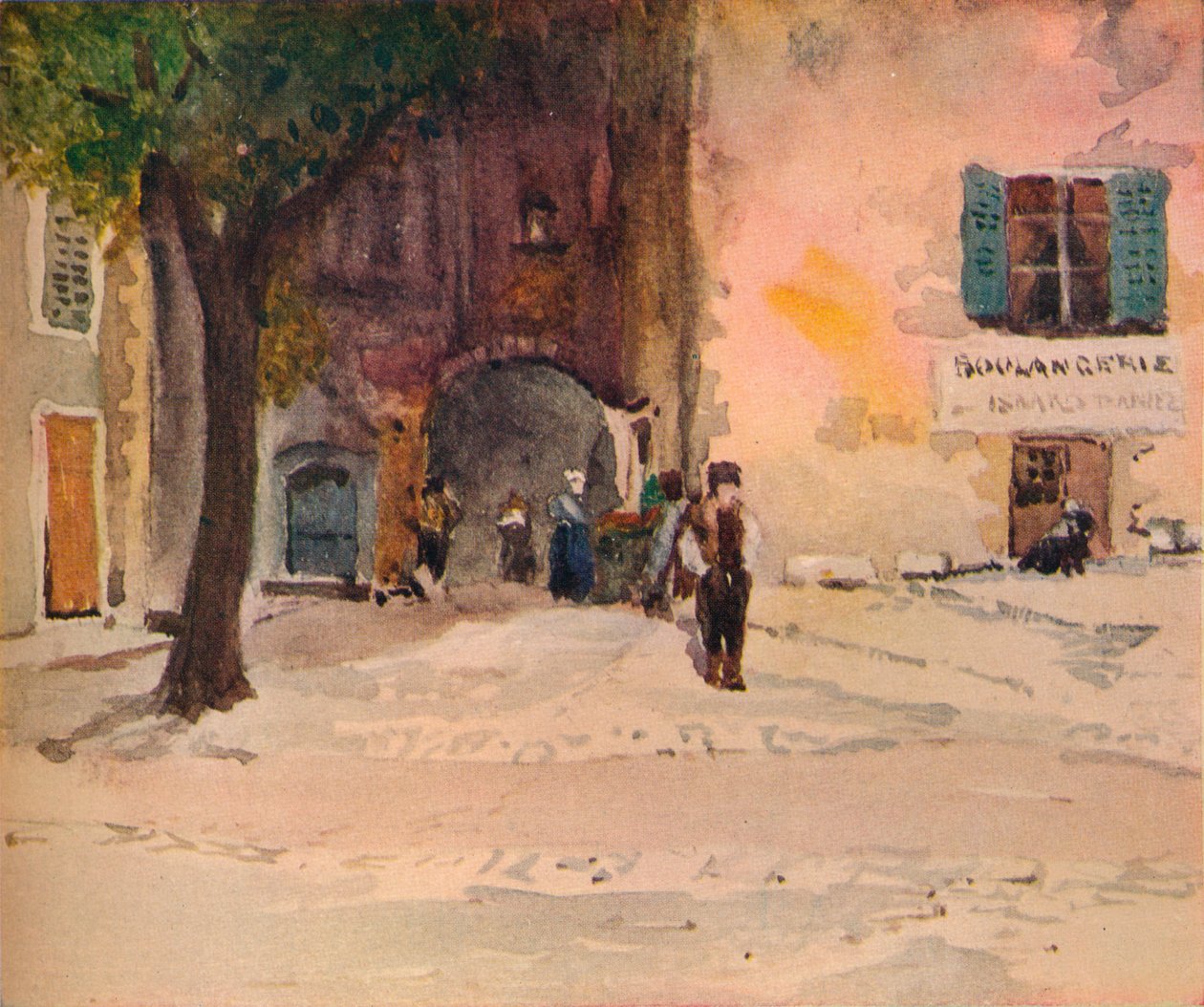 गेटवे, टॉरेट, प्रोवेंस, c1899 द्वारा एडवर्ड मिलिंगटन सिंज