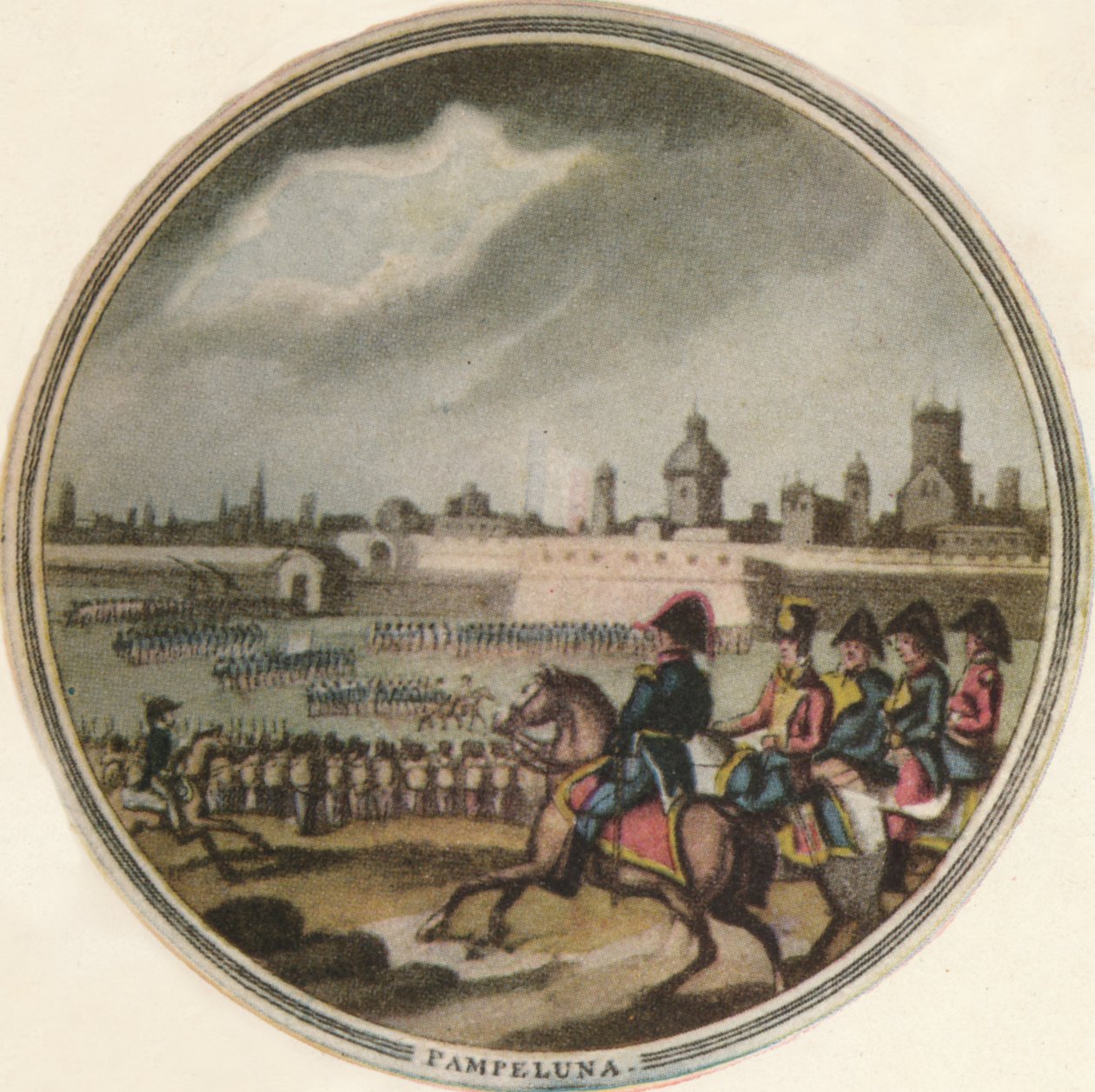 पैम्प्लोना की लड़ाई, 1815, 1910 द्वारा एडवर्ड ओरमे