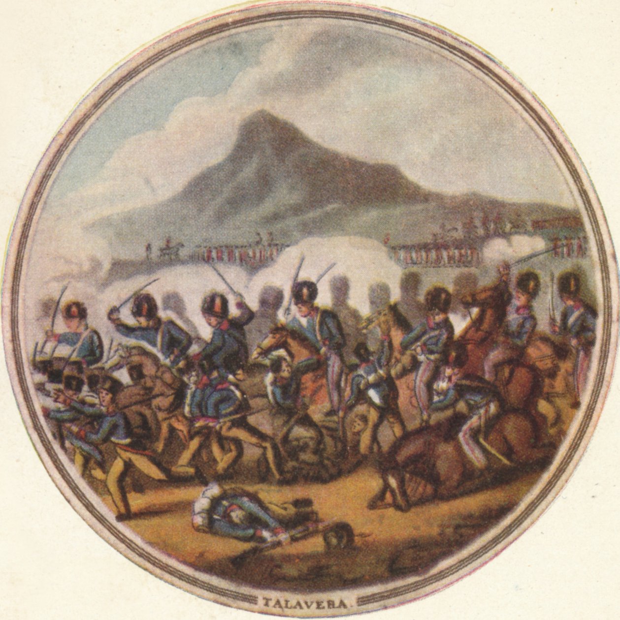 तलवेरा की लड़ाई, 1815, 1910 द्वारा एडवर्ड ओरमे