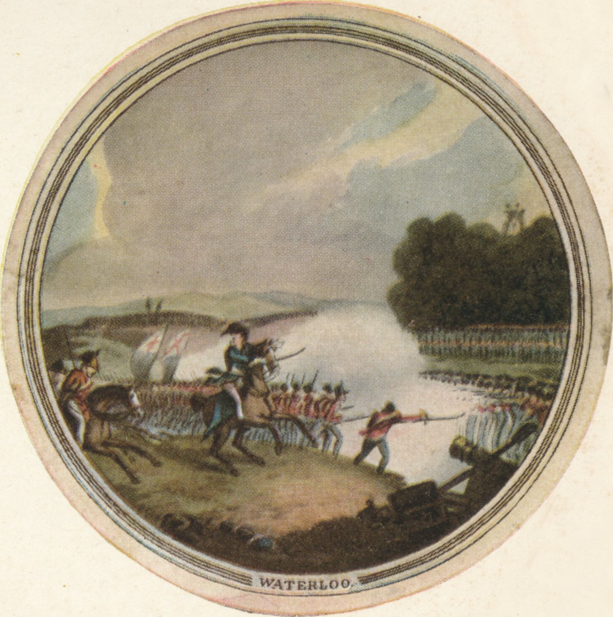 वाटरलू की लड़ाई, 1815, 1910 द्वारा एडवर्ड ओरमे
