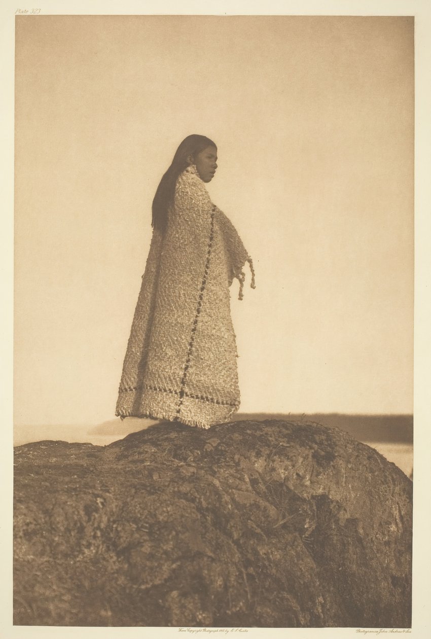 काउचन गर्ल, 1912। द्वारा एडवर्ड शेरिफ कर्टिस