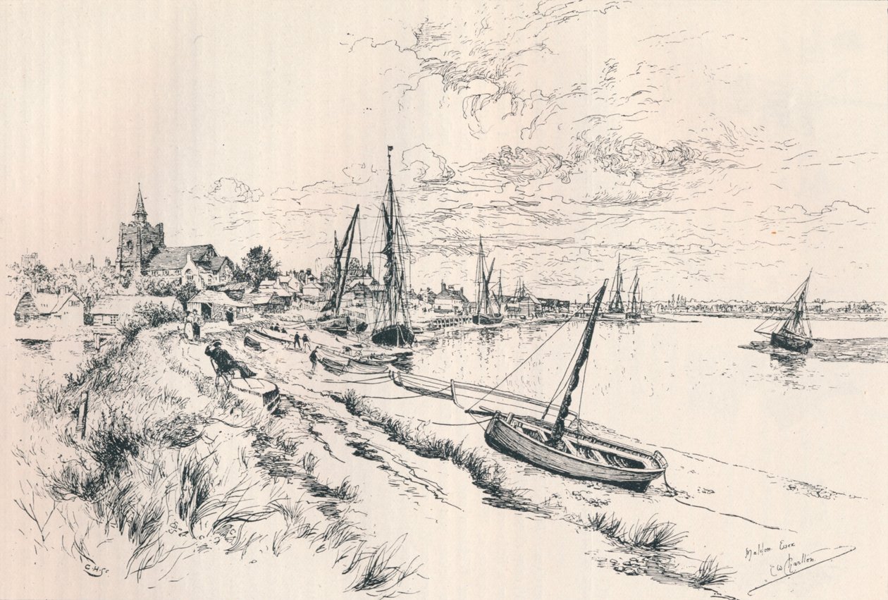 माल्डोन, एसेक्स, c1879-1898, 1898 द्वारा एडवर्ड विलियम चार्लटन