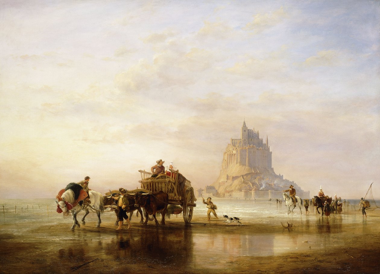 मोंट सेंट मिशेल, 1840 द्वारा एडवर्ड विलियम कुक