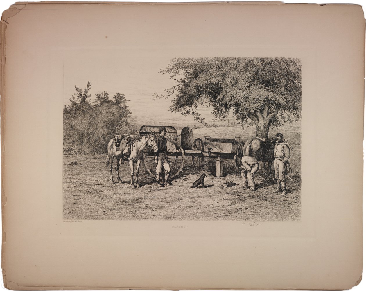 एक सेना फोर्ज, 1876 द्वारा एडविन ऑस्टिन फोर्ब्स
