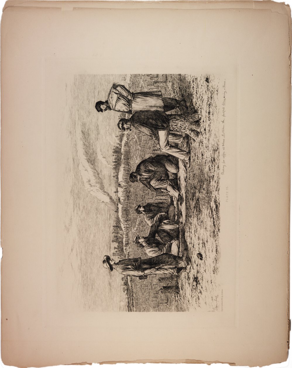 लाइनों के बीच आवागमन, 1876 द्वारा एडविन ऑस्टिन फोर्ब्स