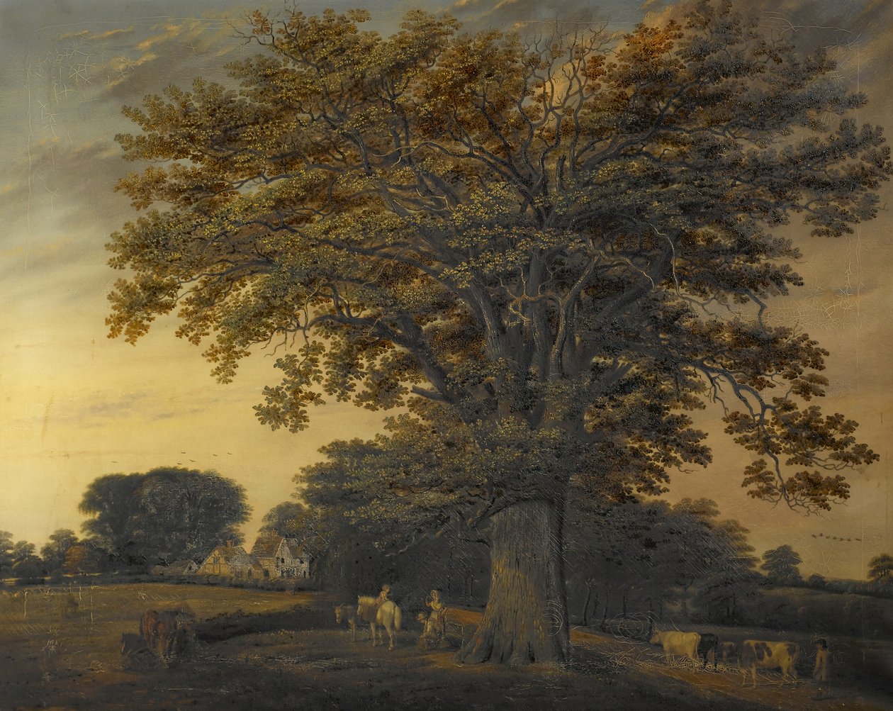 द बनली ओक, 1848 द्वारा एडविन ब्राउन