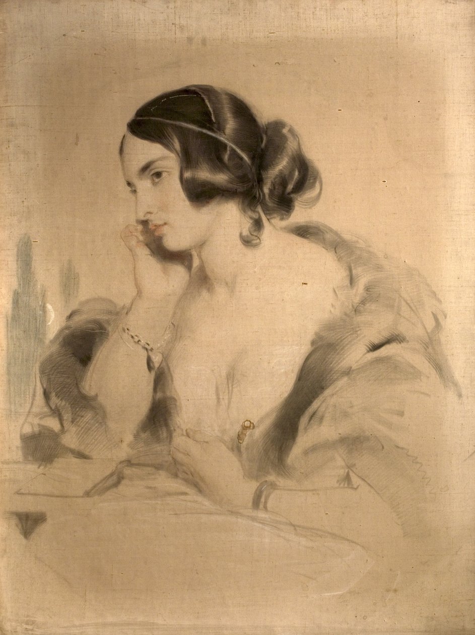 माननीय श्रीमती नॉर्टन, c.1850 द्वारा एडविन लैंडसीर