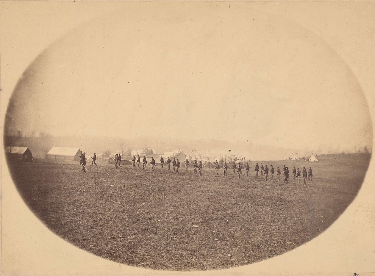 [संगीन ड्रिल], सीए। 1863. द्वारा एगबर्ट गाइ फॉक्स