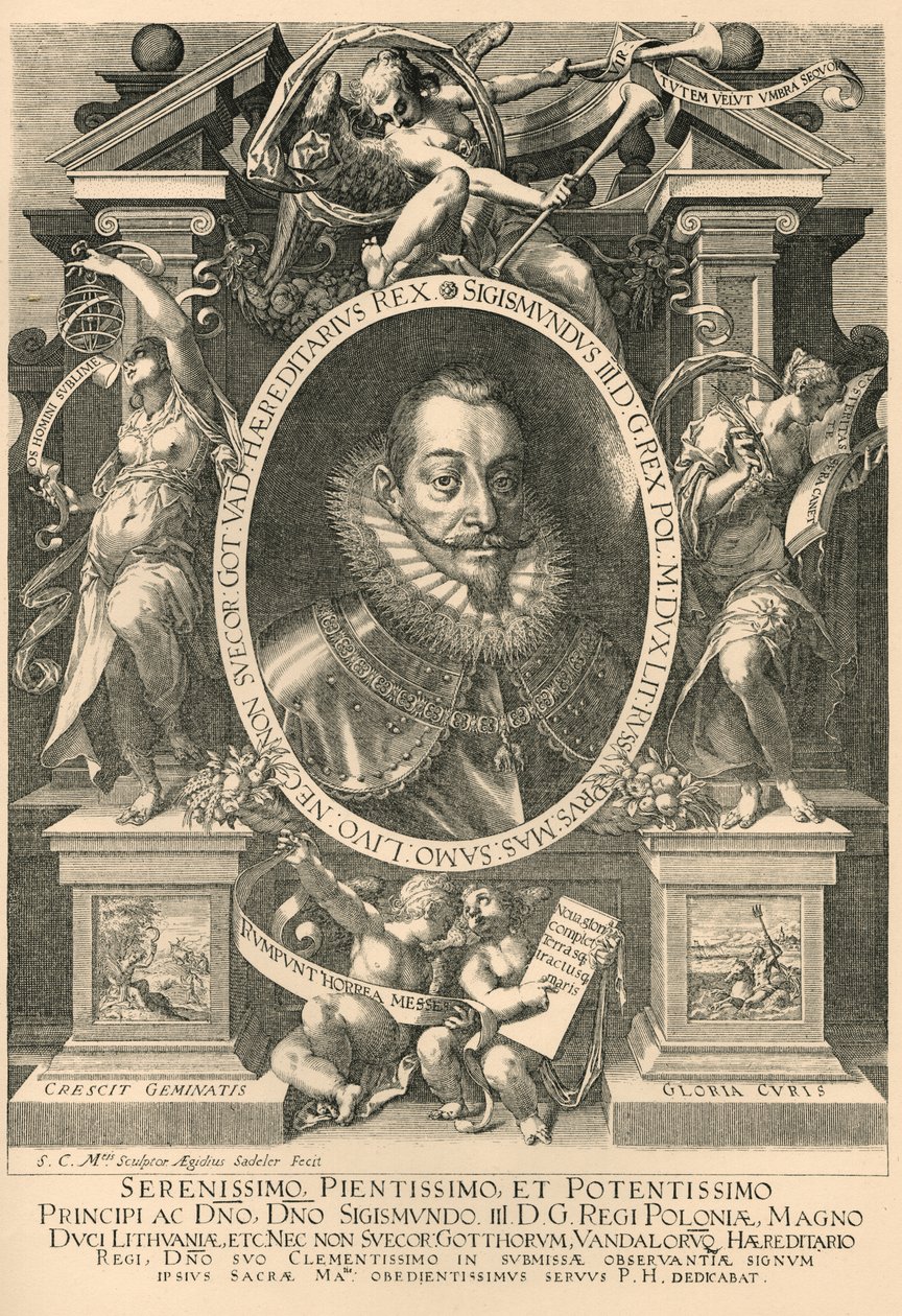 Sigismund; ज़िग्मंट III वाजा द्वारा एजिडियस सदेलर या सैडेलर