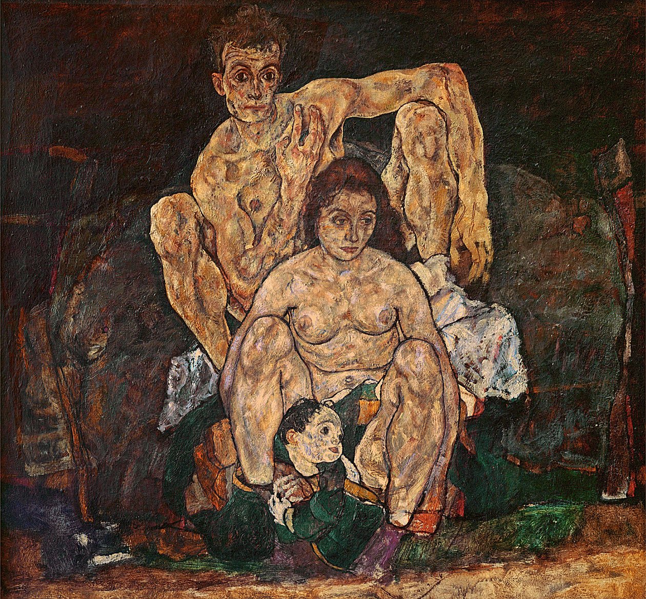 द फैमिली, 1918 द्वारा इगोन शीले