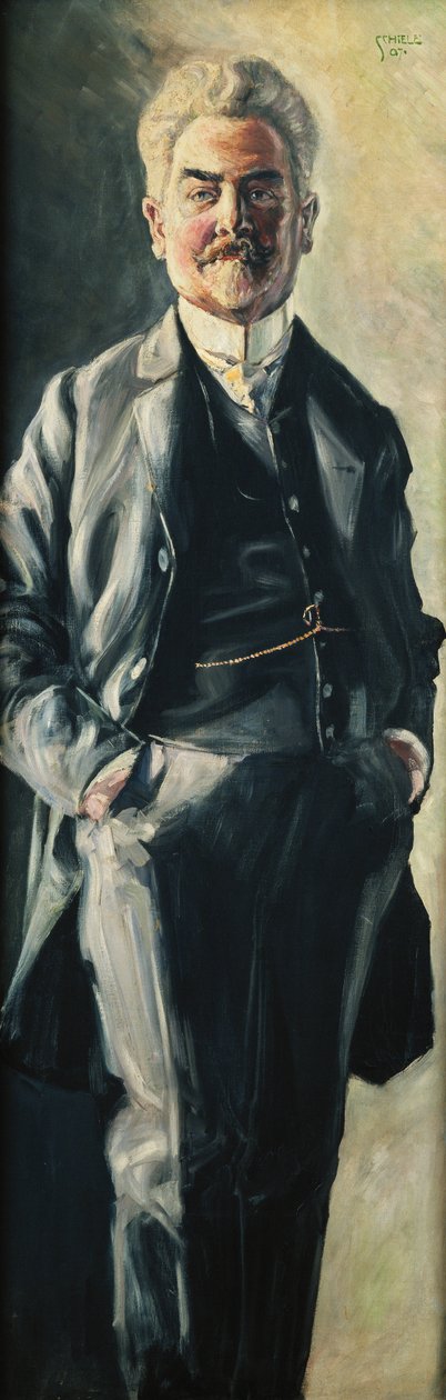 लियोपोल्ड Czihaczek, 1907 का चित्र द्वारा इगोन शीले