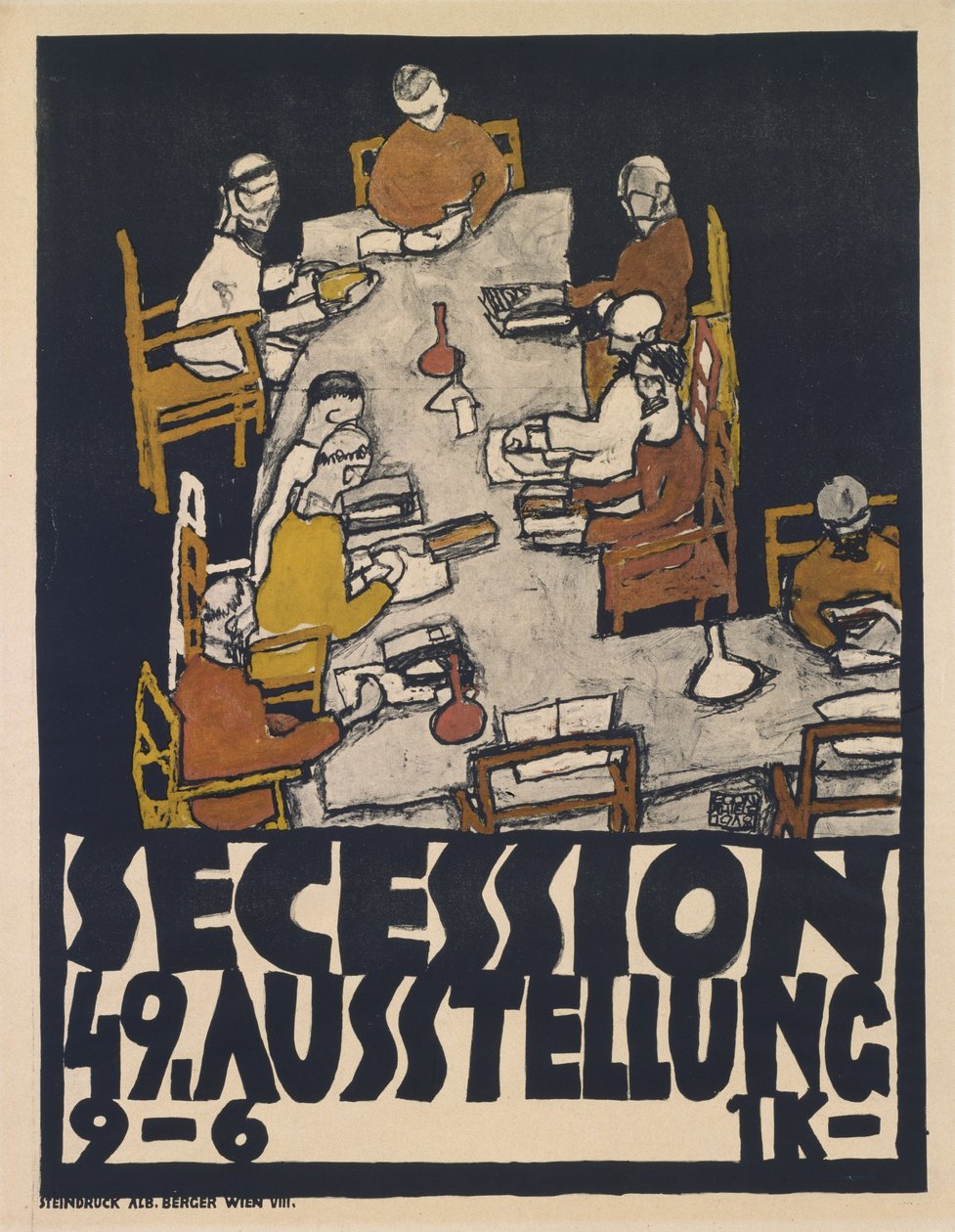 सेकेंड 49 वाँ प्रदर्शनी (Secession 49th प्रदर्शनी), 1918 द्वारा इगोन शीले