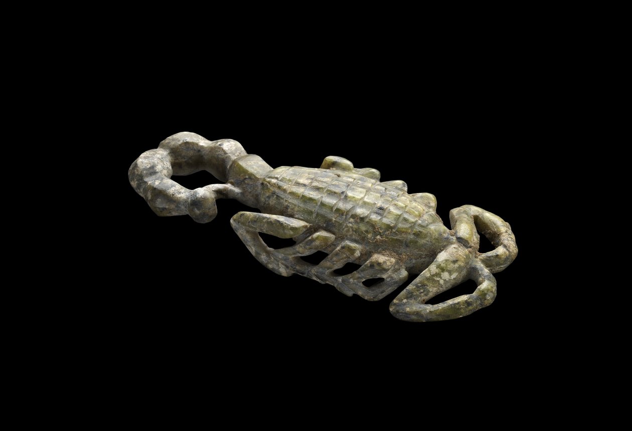 सर्पेन्टाइन का मॉडल बिच्छू, प्रारंभिक वंशावली अवधि (c.2950-c.2575 ईसा पूर्व) द्वारा मिस्र