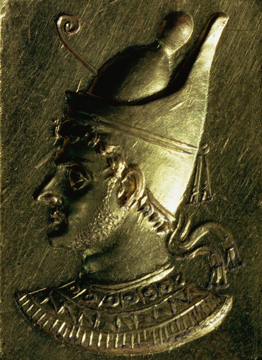 टॉलेमी VI Pilometor (c.186-c.145 ईसा पूर्व) को दर्शाती अंगूठी (सोना) द्वारा मिस्र का टॉलेमिक काल