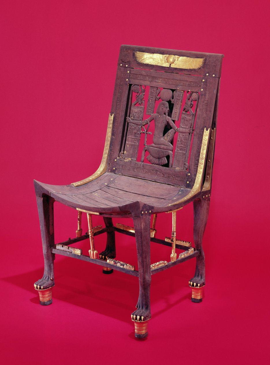 अध्यक्ष, तूतनखामन के मकबरे से (c.1370-1352 ईसा पूर्व) लाखों वर्षों की भावना का चित्रण करते हुए, न्यू किंगडम (देवदार) द्वारा मिस्र का 18वां राजवंश Dy