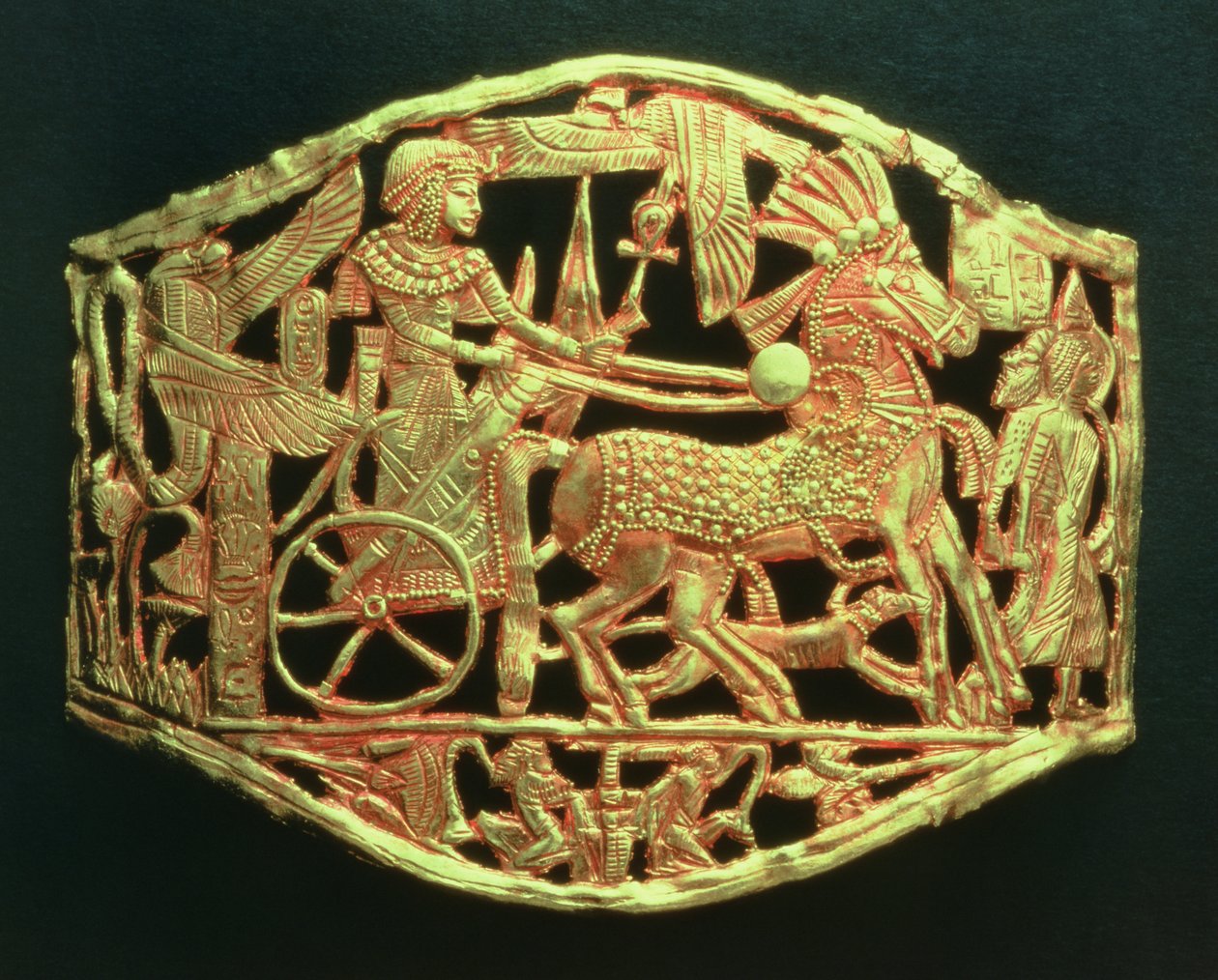 तुतखमुन (कब्रों से c.1370-52 ईसा पूर्व) न्यू किंगडम (सोना) (391017 देखें) द्वारा मिस्र का 18वां राजवंश Dy