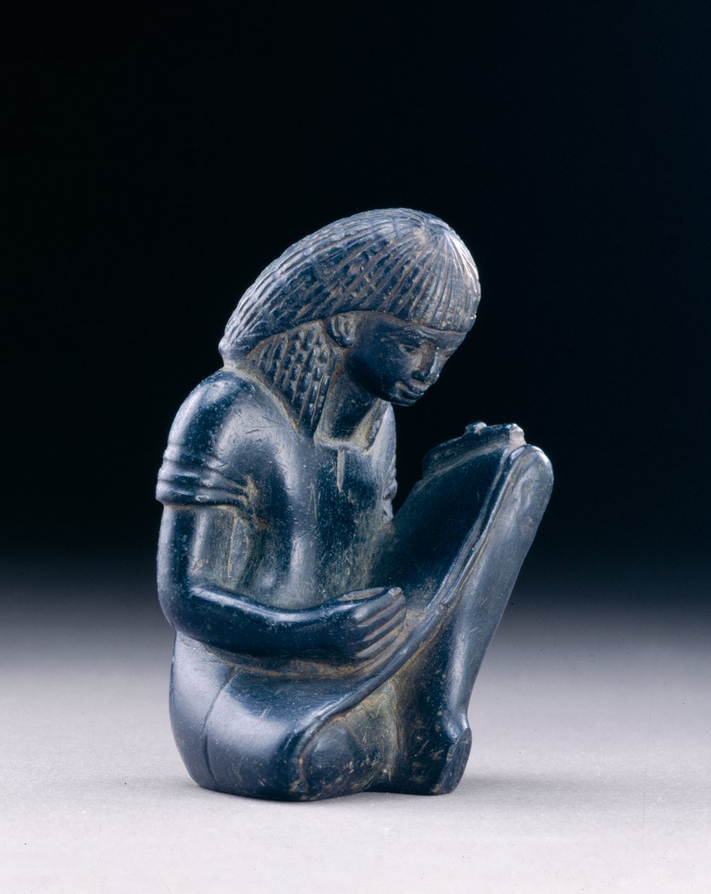 बैठा हुआ मुंशी, न्यू किंगडम, 1391-1353 ईसा पूर्व (ग्रेवैक) द्वारा मिस्र का 18वां राजवंश Dy