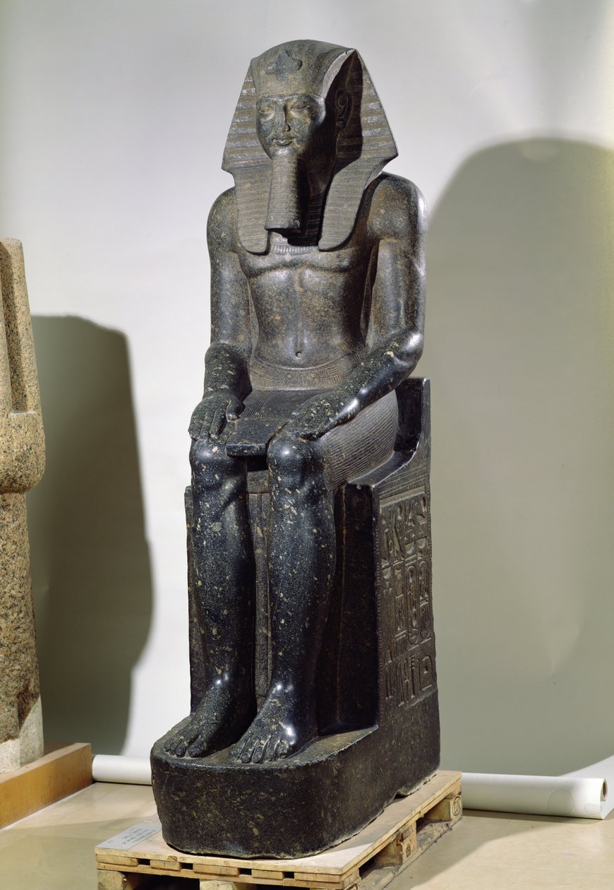 टैनिस, न्यू किंगडम (डायराइट) से एमेनोफिस III (c.1391-1353 ईसा पूर्व) की मूर्ति द्वारा मिस्र का 18वां राजवंश Dy