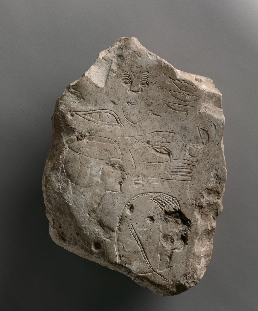 ट्रायल पीस दोनों पक्षों पर काम किया, c.1391-1353 ईसा पूर्व द्वारा मिस्र का 18वां राजवंश Dy