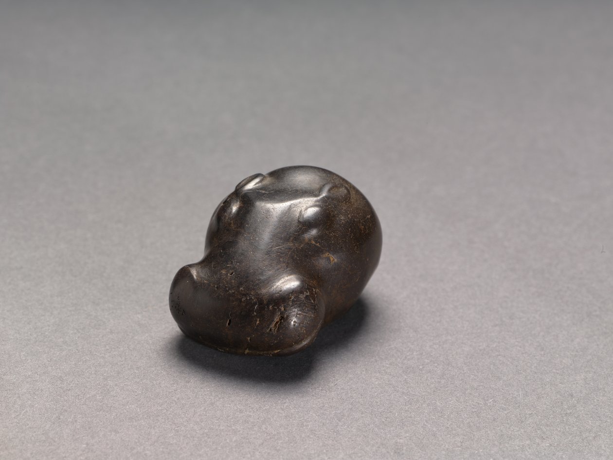 एक हिप्पोपोटामस प्रमुख के रूप में वजन, c.1540-1296 ईसा पूर्व द्वारा मिस्र का 18वां राजवंश Dy