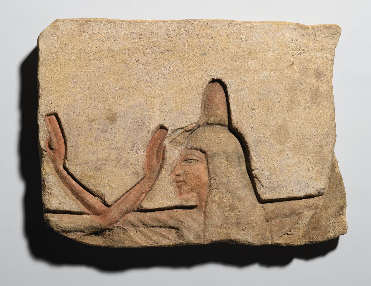 स्लैब में अगरबत्ती, न्यू किंगडम, c.1352-1336 ईसा पूर्व (सैंडस्टोन) के साथ एक महिला का चित्रण द्वारा मिस्र का 19 वां राजवंश