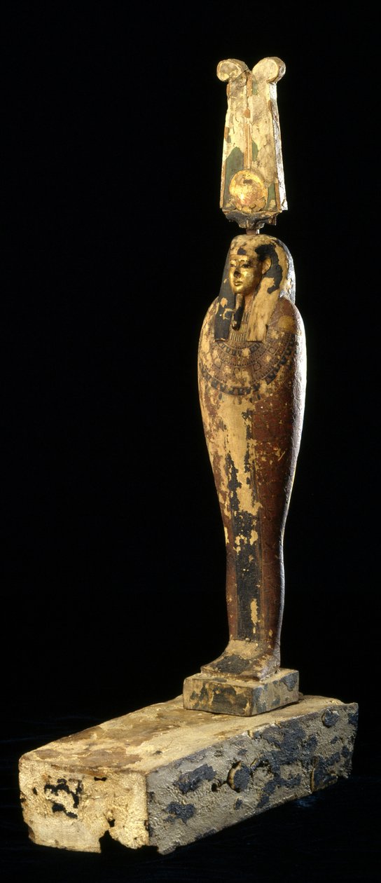 Ptah-Sokar-Osiris का चित्र, 332-30 ईसा पूर्व (लकड़ी, पॉलीक्रोम, और सोना) द्वारा मिस्र का टॉलेमिक काल