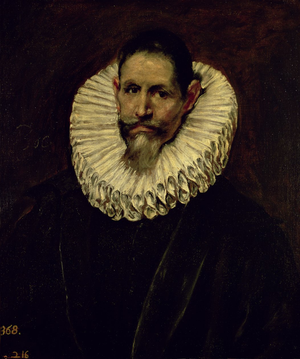 जेरोनिमो डे केवैलोस का चित्र, c.1610 द्वारा एल ग्रीको