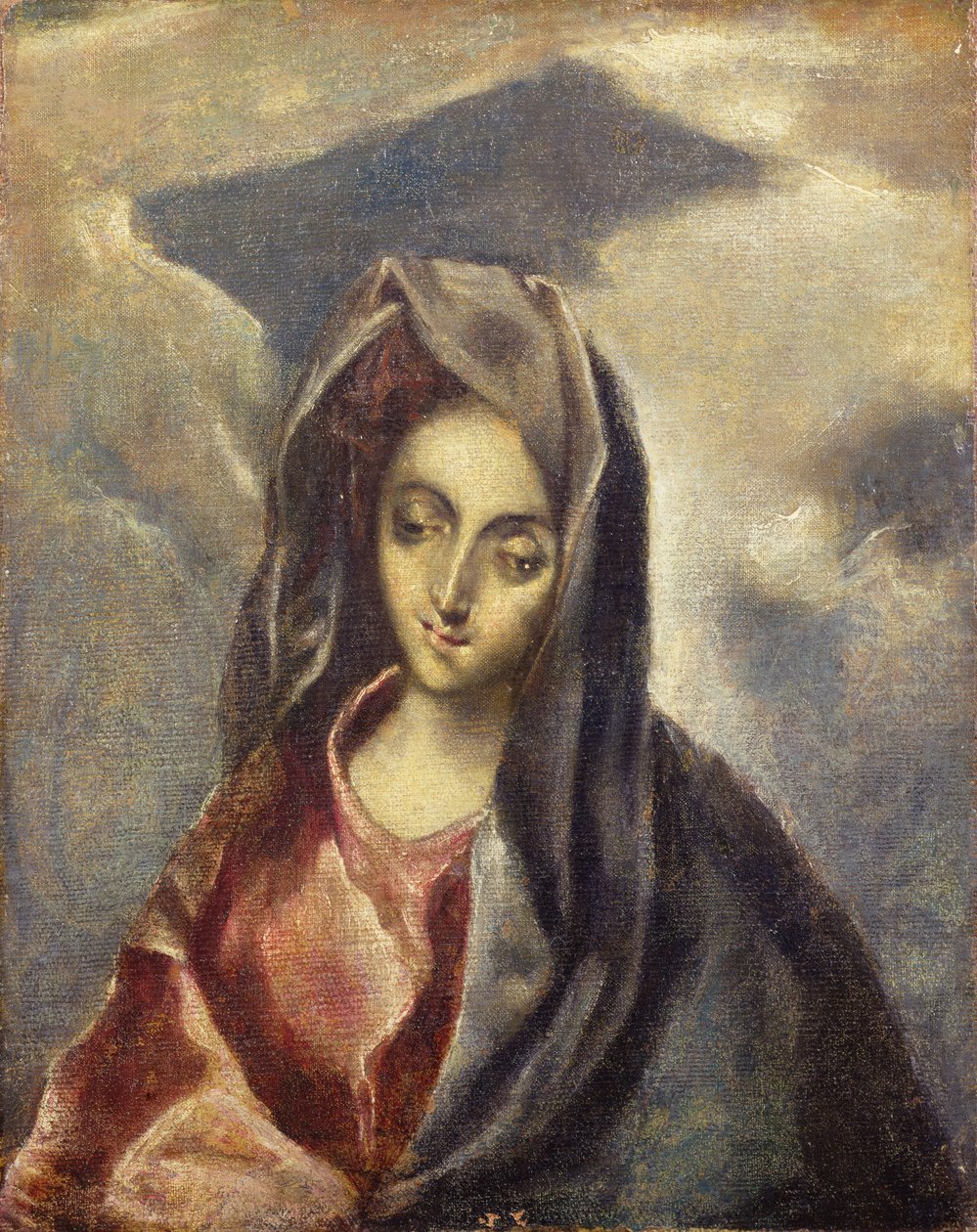 मैडोना, c.1600 (कैनवास पर तेल) द्वारा एल डॉमनिको (बाद) ग्रीको