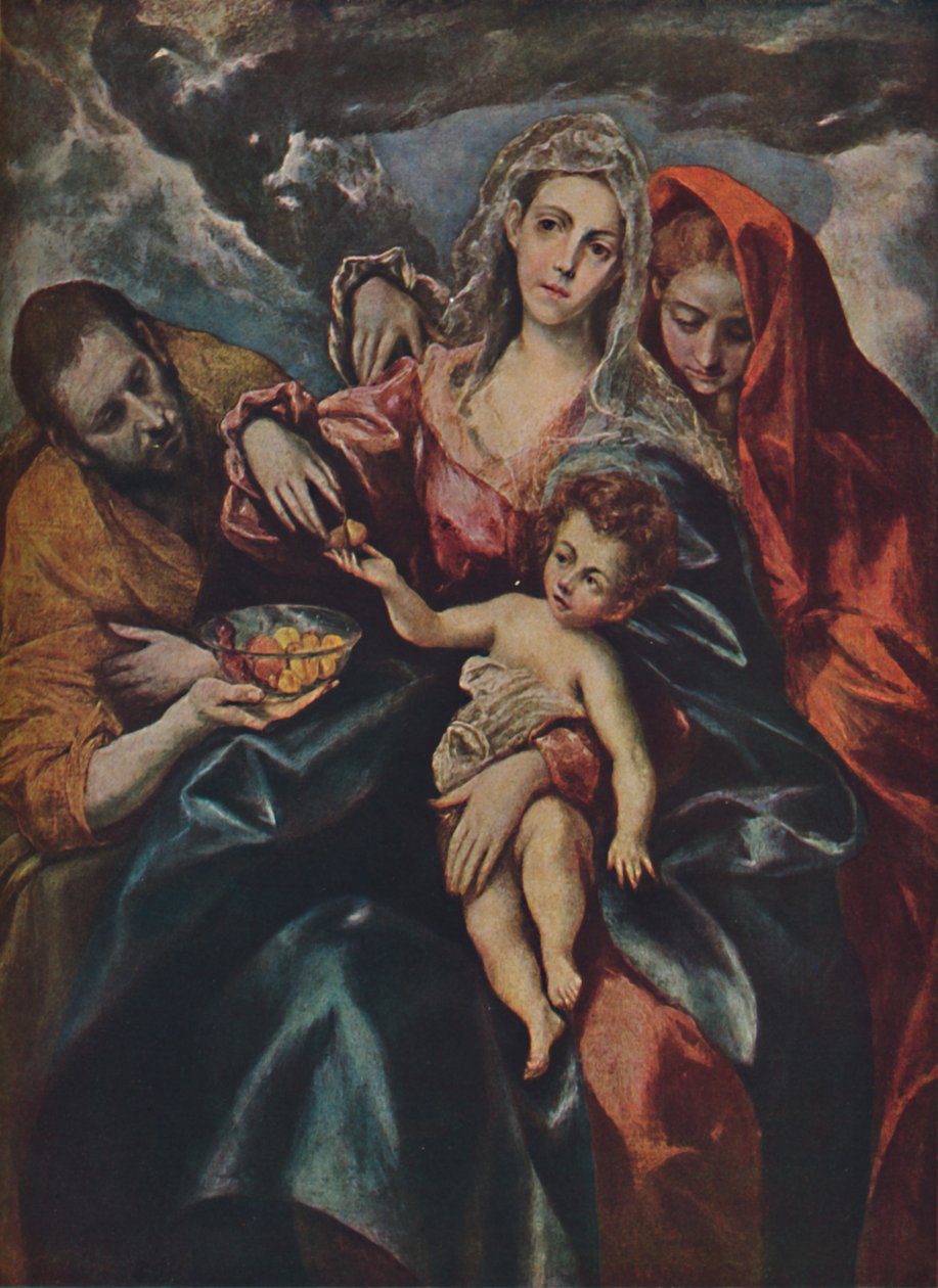 हेइलिगे फेमीली, द होली फैमिली, c1590, 1938 द्वारा एल ग्रीको