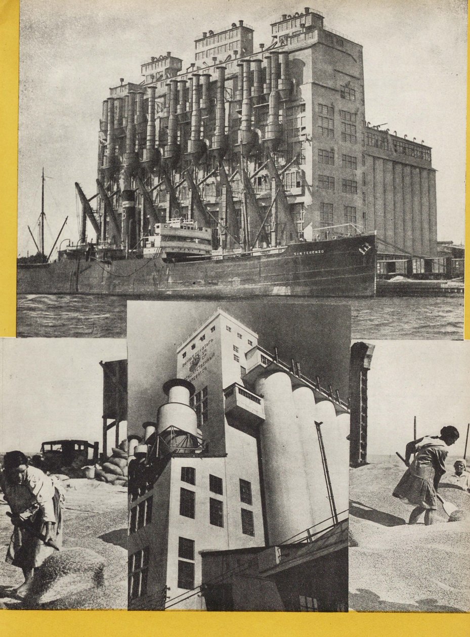 यूएसएसआर से चित्रण समाजवाद का निर्माण करता है, 1933। द्वारा एलीएजर मार्कोविच लिस्ज़ित्स्की